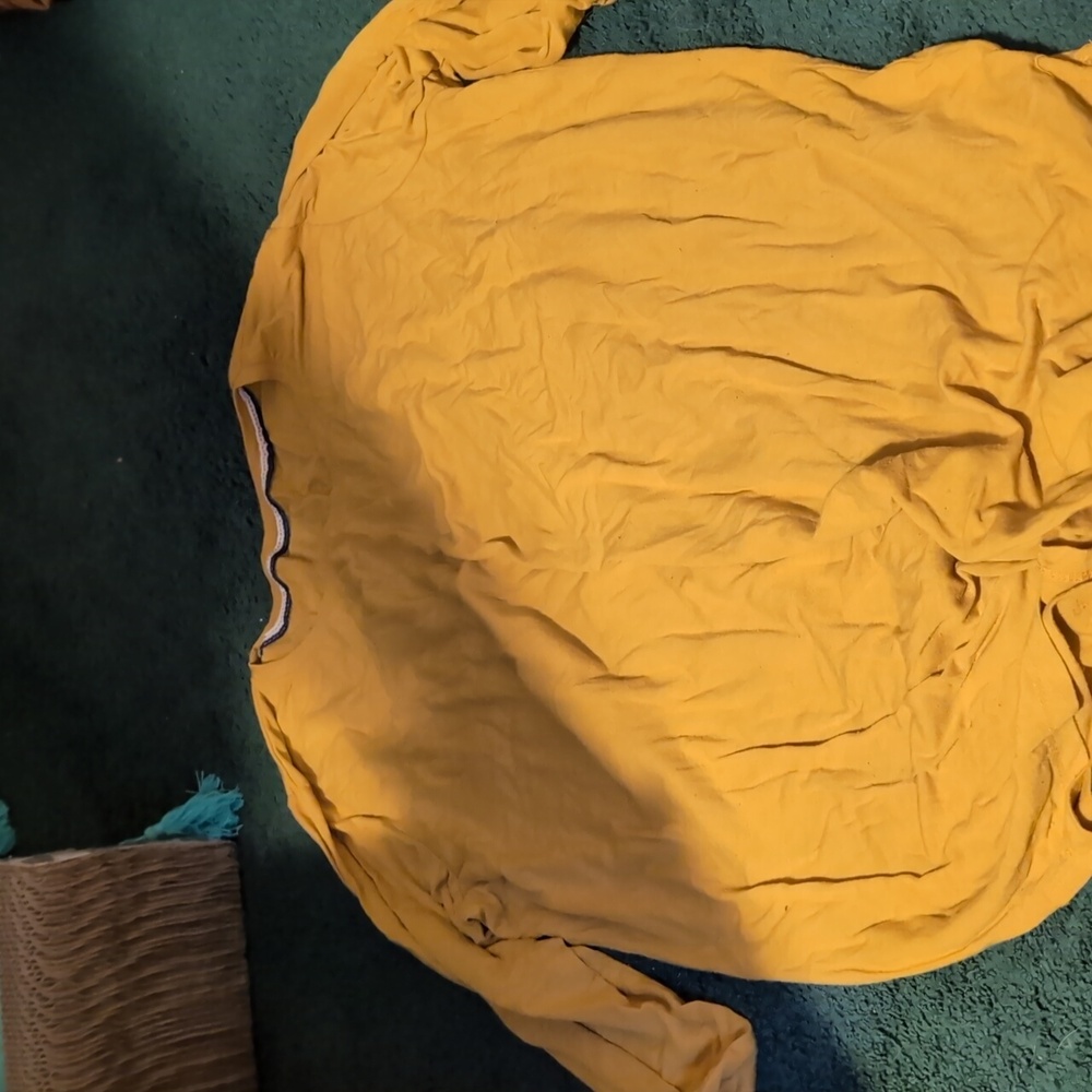 Mustard Yellow long sleeve shirt